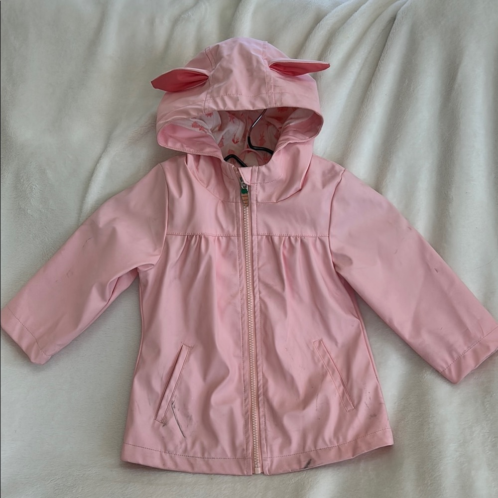 Pink Kids Jacket with Ears